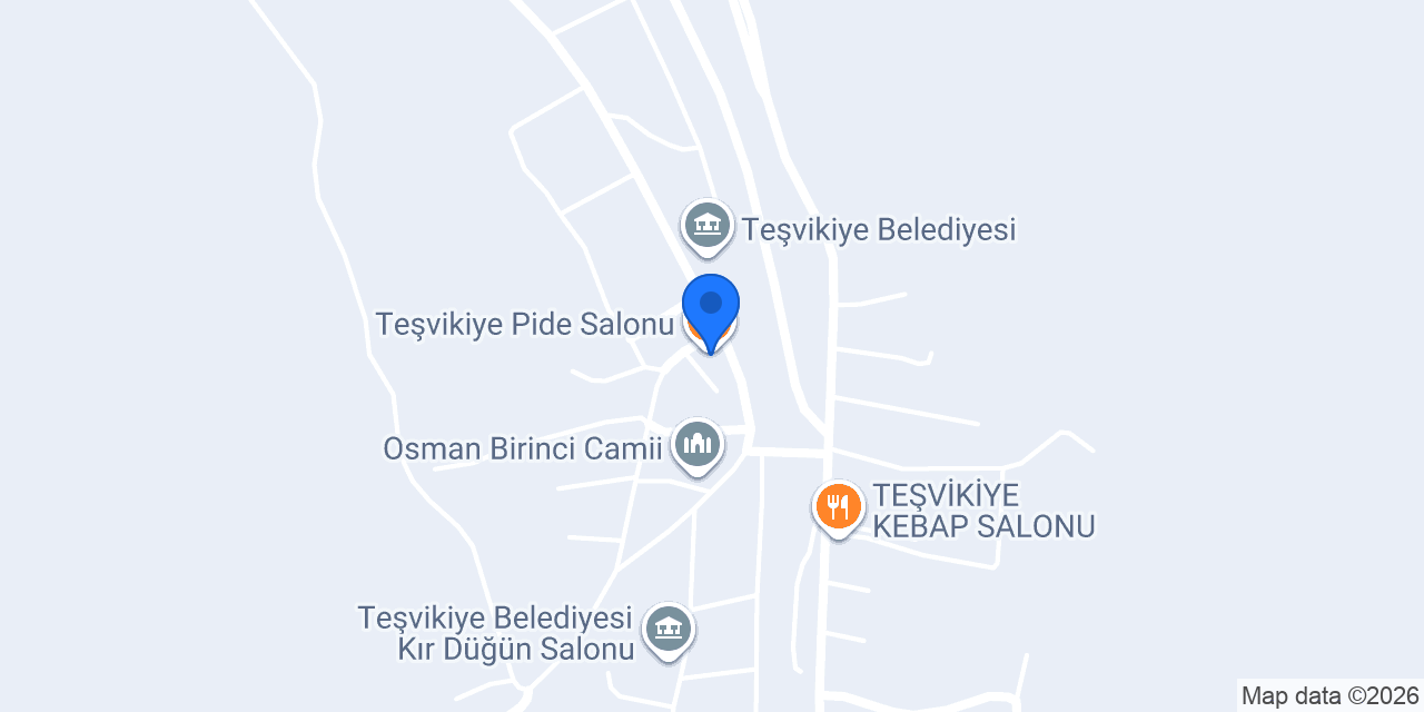 Teşvikiye Pide Salonu konumu
