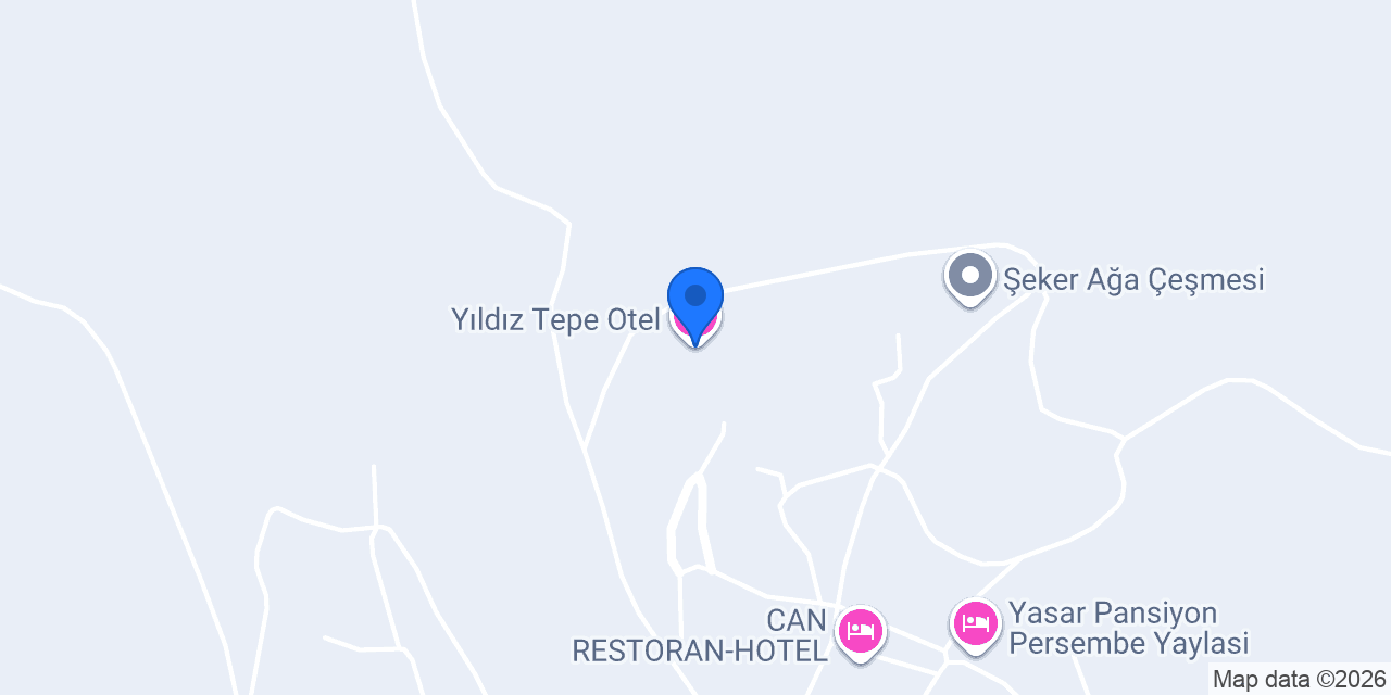 Yıldız Tepe Otel konumu