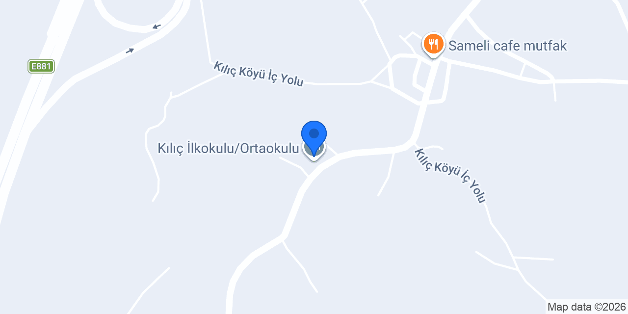 Kılıç İlkokulu/Ortaokulu konumu