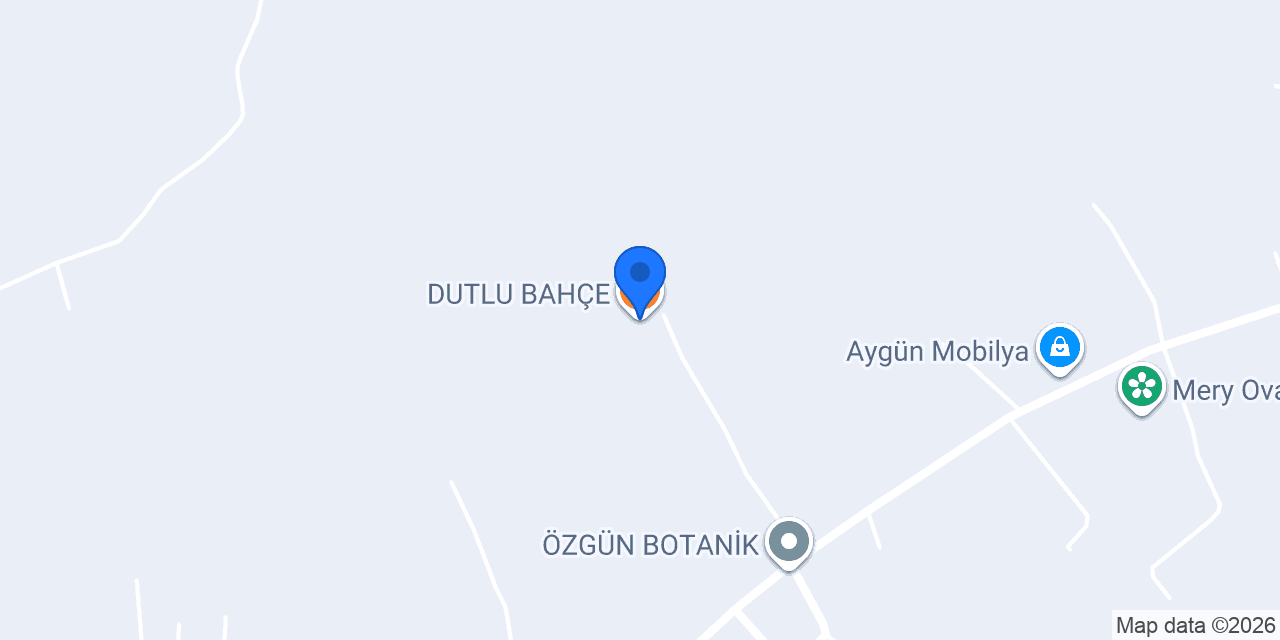DUTLU BAHÇE konumu