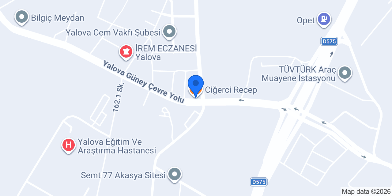 Ciğerci Recep konumu
