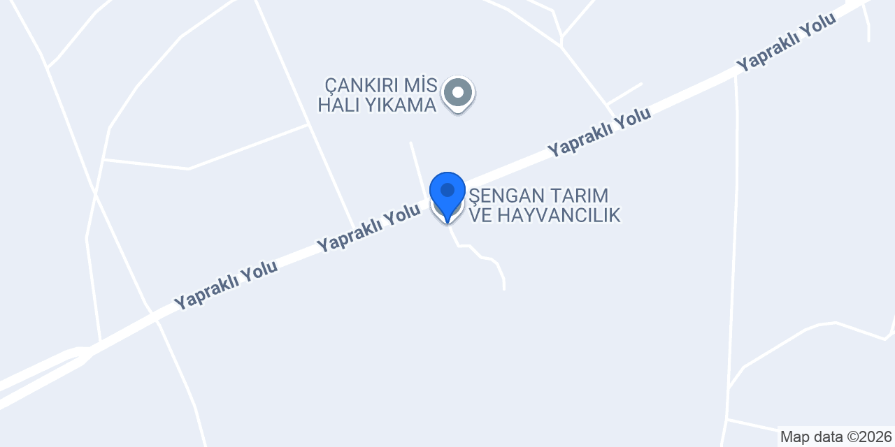 ŞENGAN TARIM VE HAYVANCILIK konumu