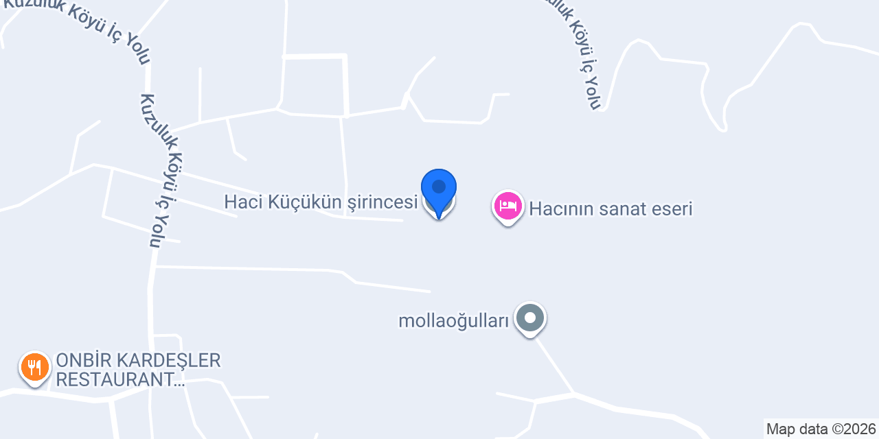 Haci Küçükün şirincesi konumu