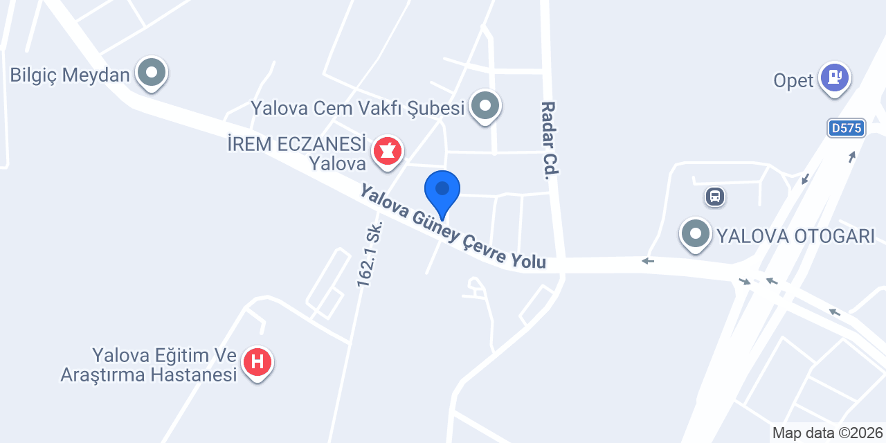 Trident Yalova konumu