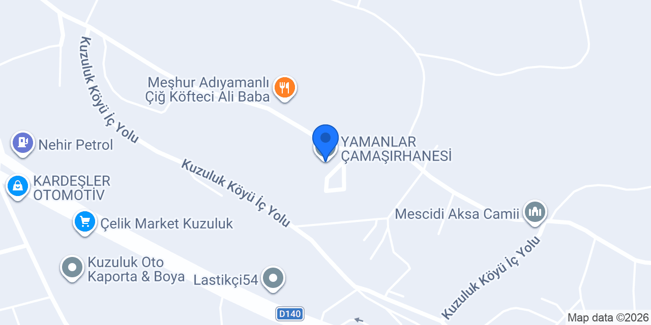 YAMANLAR ÇAMAŞIRHANESİ konumu
