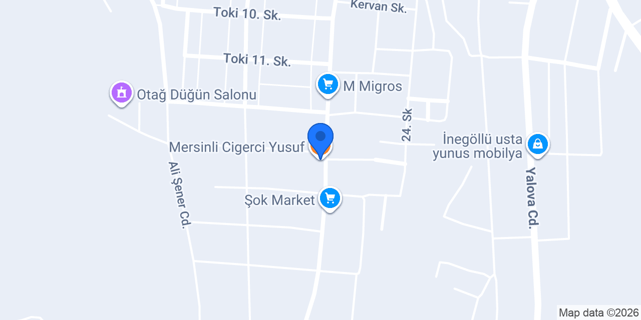 Mersinli Cigerci Yusuf konumu