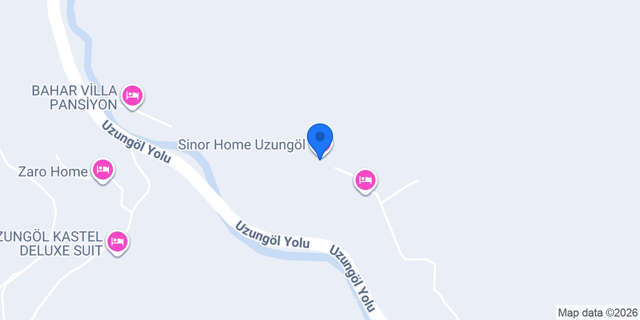 Sinor Home Uzungöl konumu