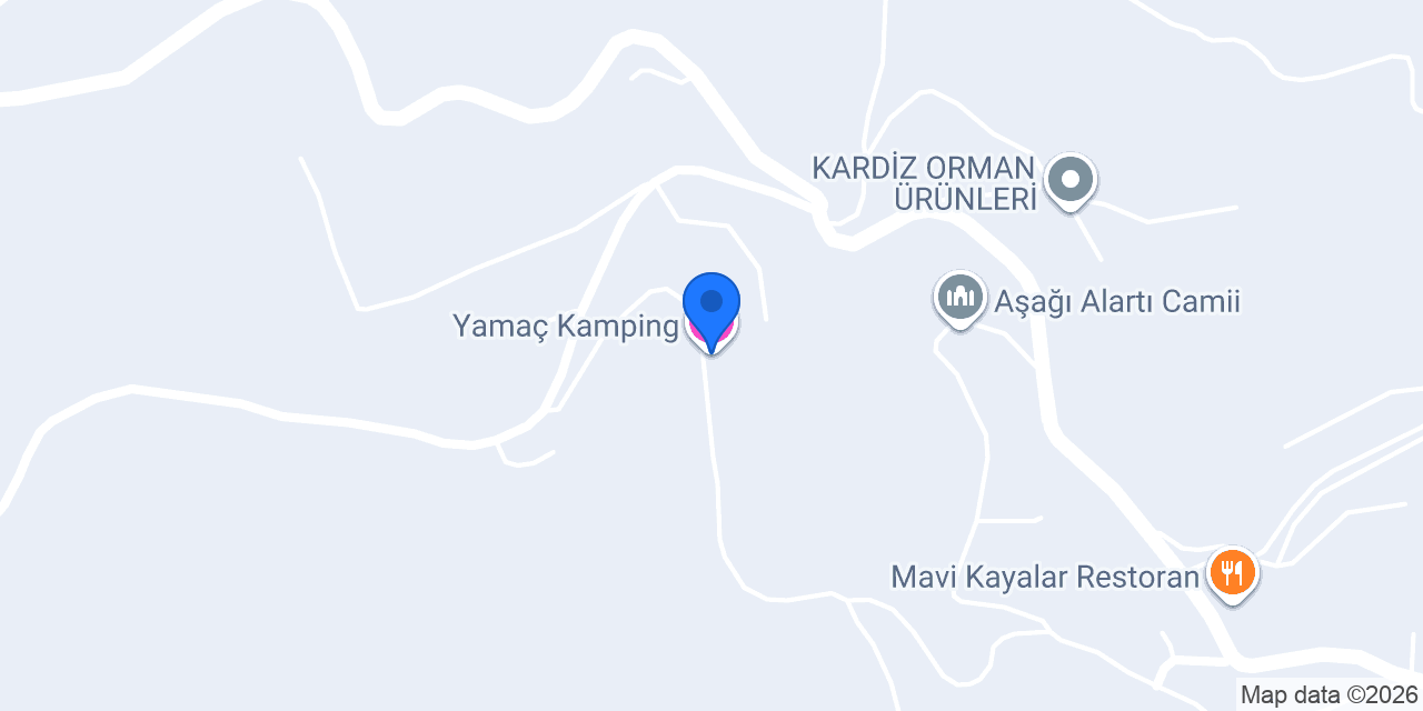 Yamaç Kamping konumu
