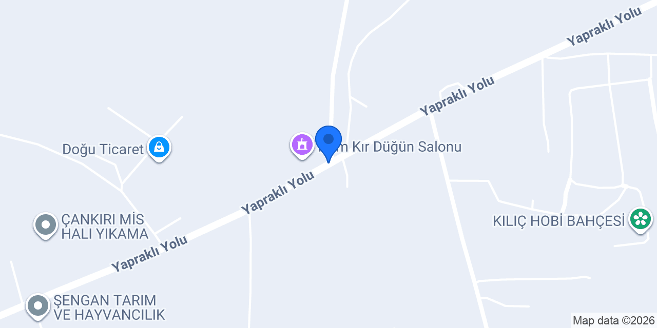 Çankırı Ekmek Sanayi konumu
