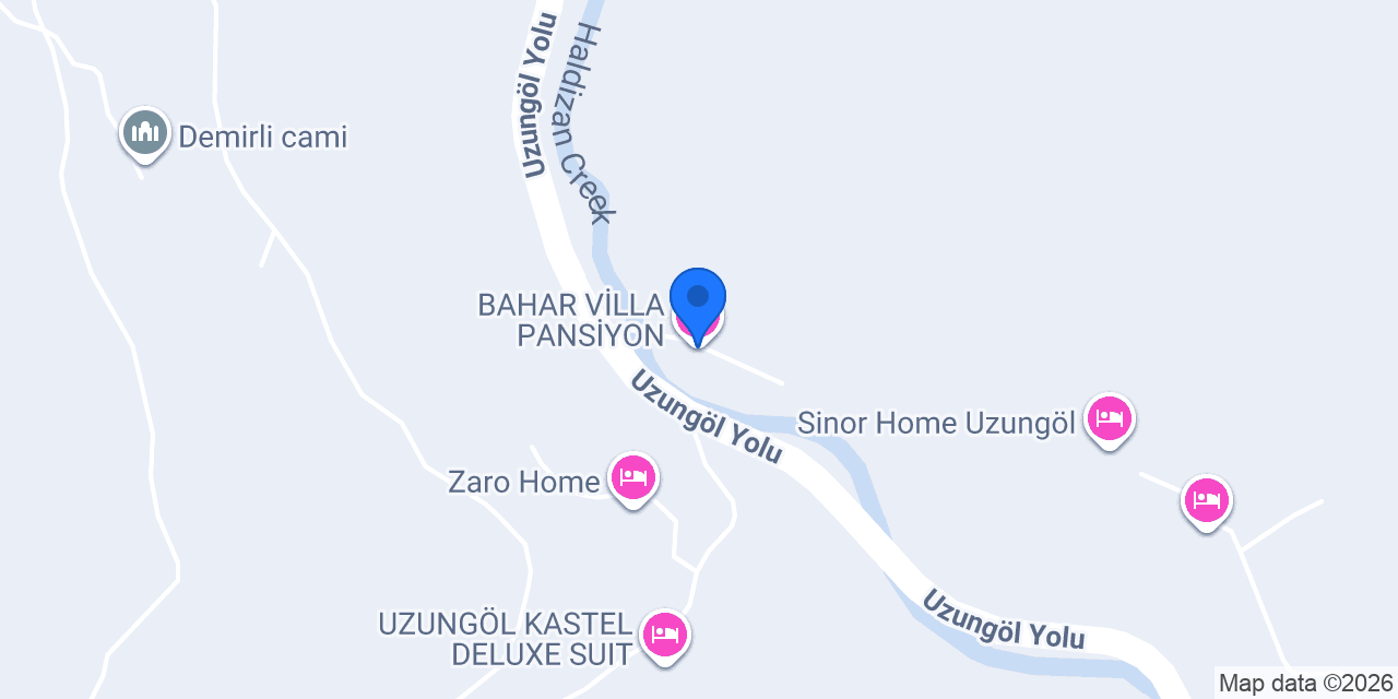 BAHAR VİLLA PANSİYON konumu