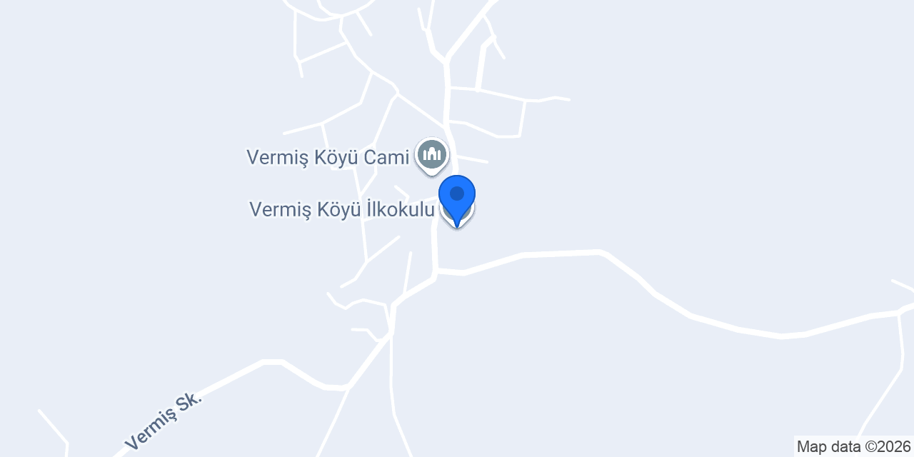 Vermiş Köyü İlkokulu konumu