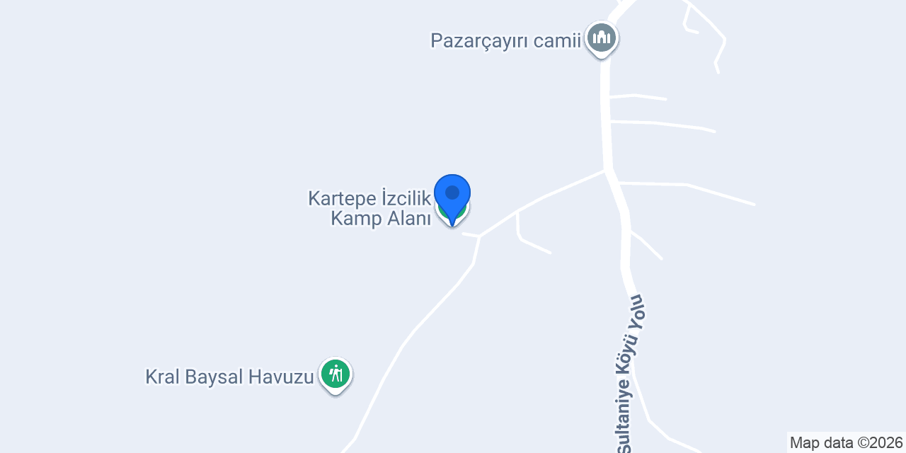 Kartepe İzcilik Kamp Alanı konumu