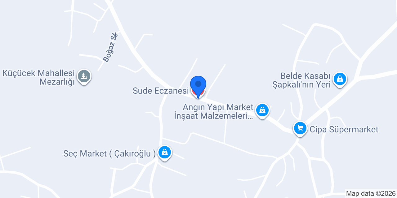Sude Eczanesi konumu