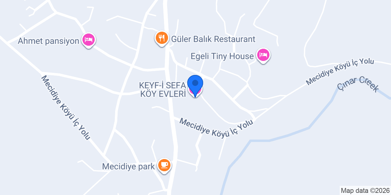KEYF-İ SEFA KÖY EVLERİ konumu