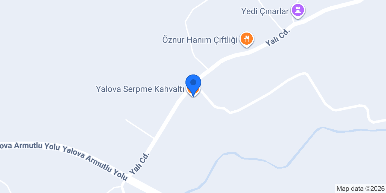 Yalova Serpme Kahvaltı konumu