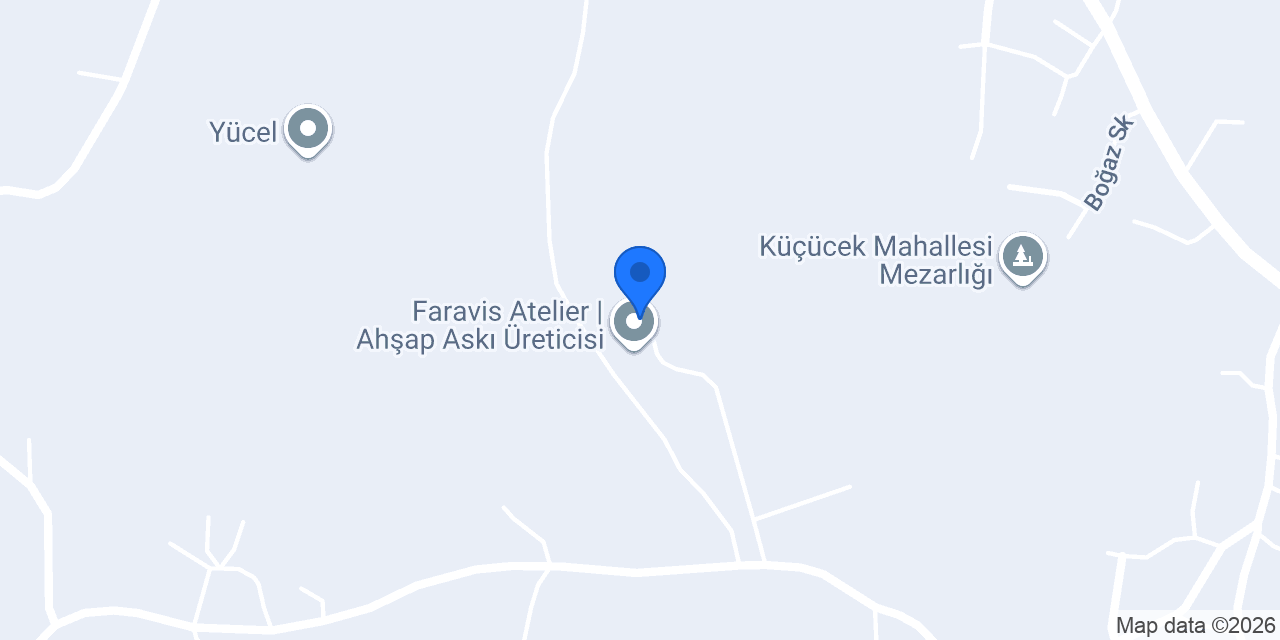 Elma Ahşap Askı konumu