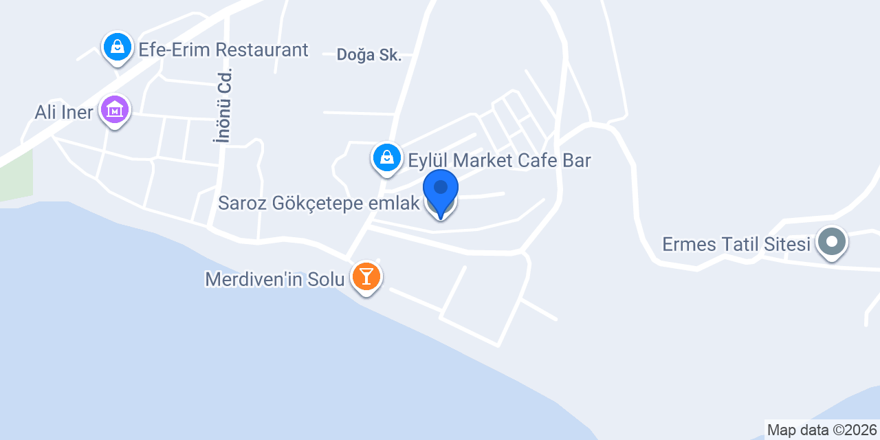 Saroz Gökçetepe emlak konumu
