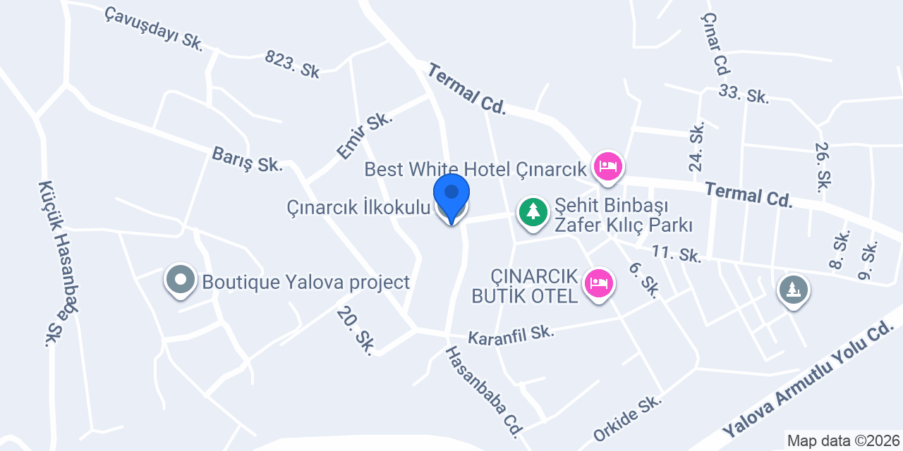 Çınarcık İlkokulu konumu