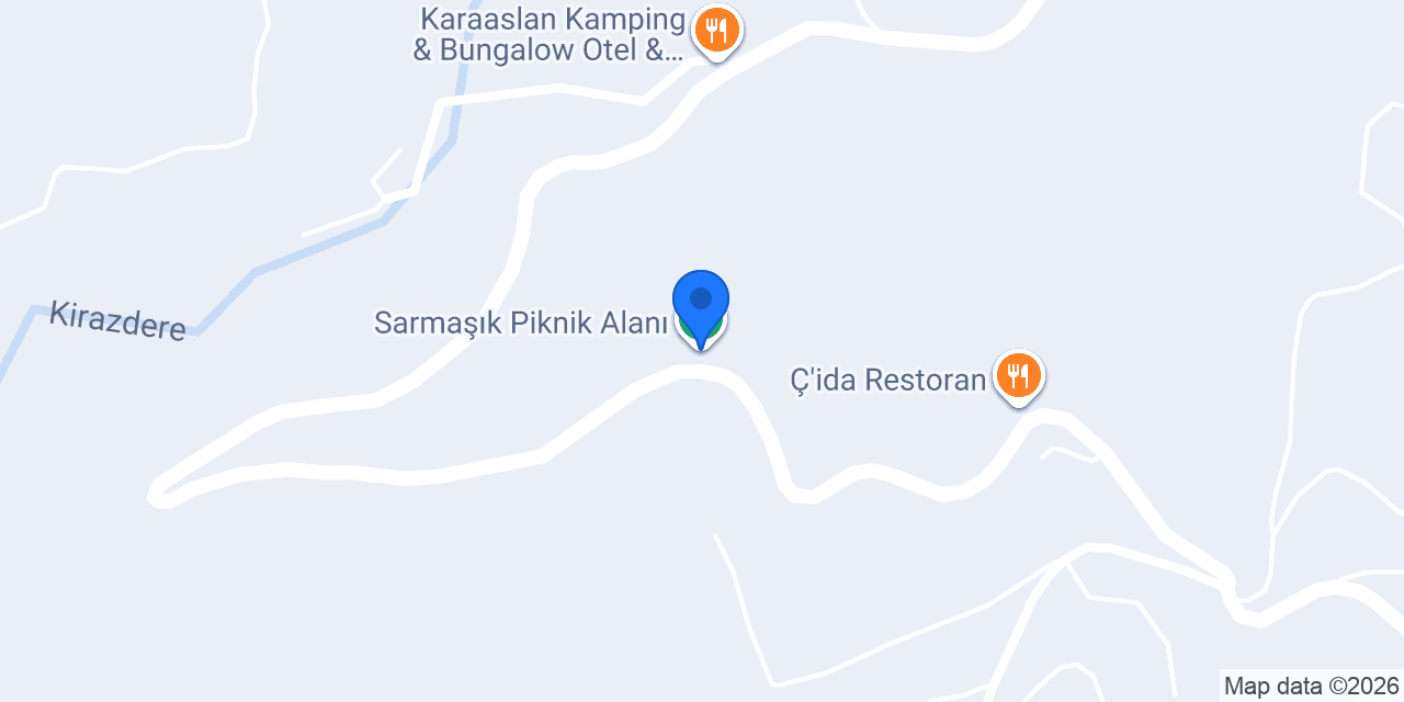 Sarmaşık Piknik Alanı konumu