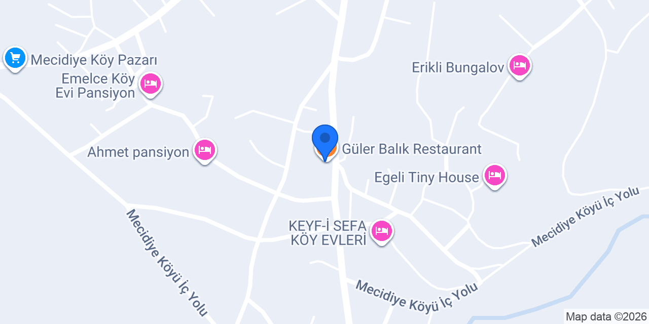 Güler Balık Restaurant konumu