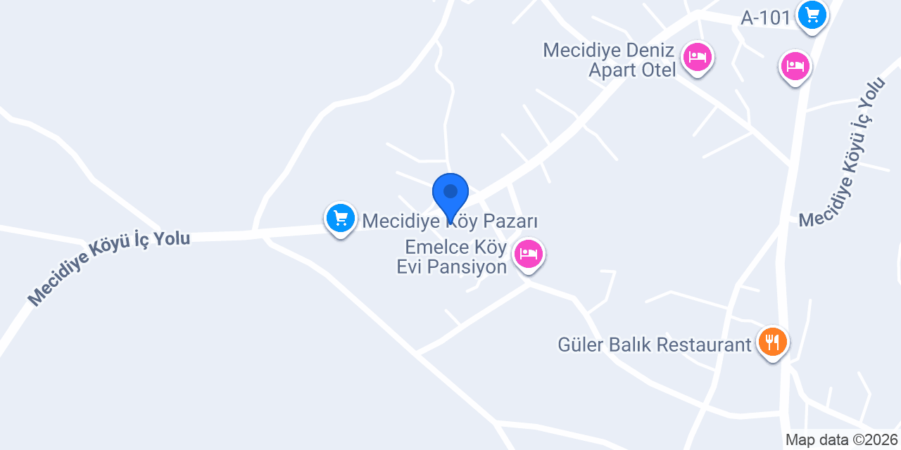 Akça Köy Evleri - Mecidiye Sahil Emlak konumu