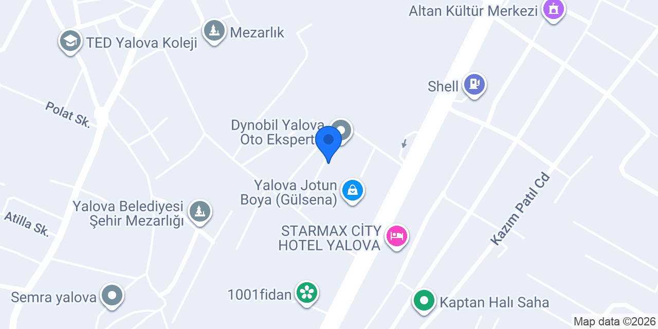 EV-TEK Yalova Yapı konumu