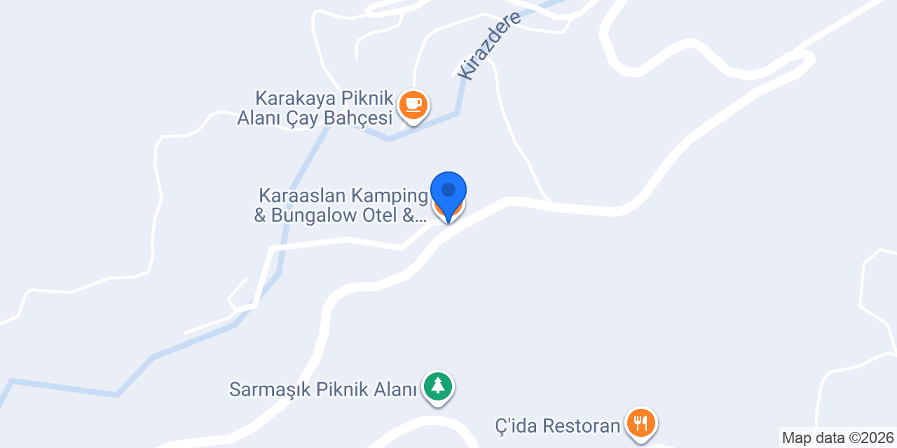 Karaaslan Kamping & Bungalow Otel & Restaurant konumu