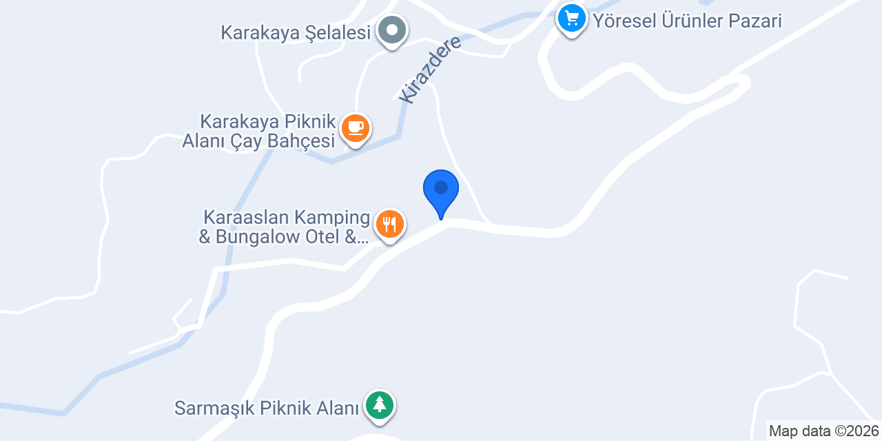 Kirazdere Restoran konumu