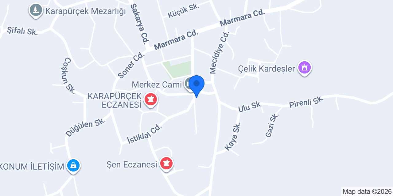 BİLGİNLER TİCARET HALI MOBİLYA konumu