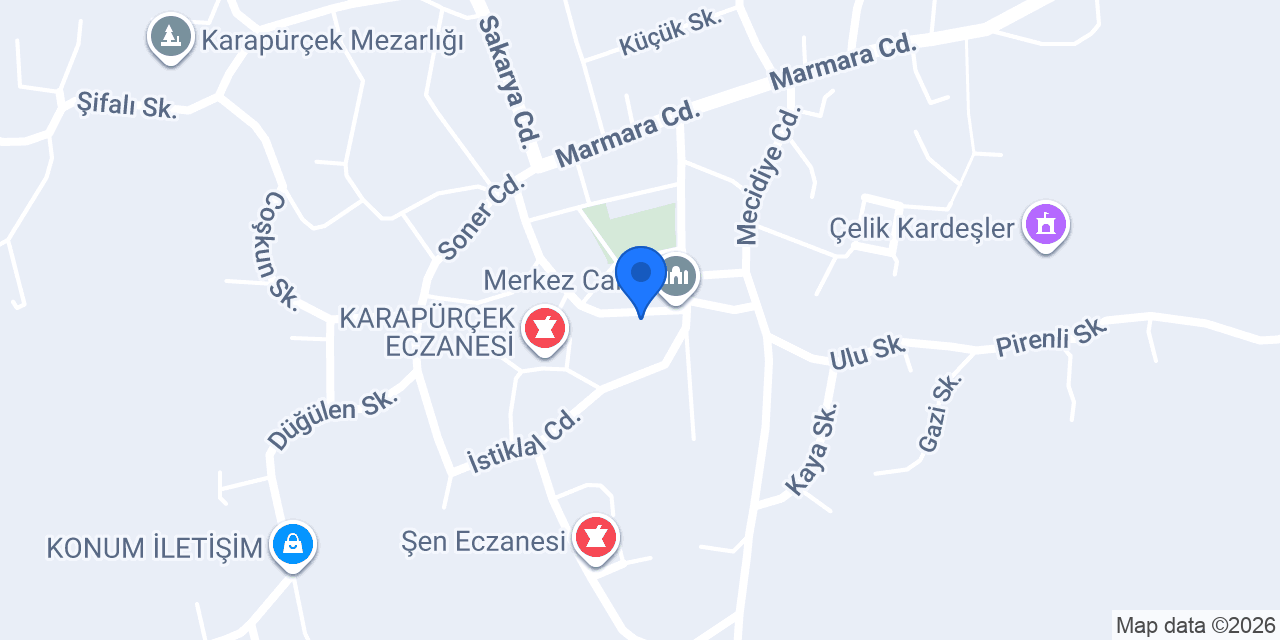 Köseoğlu Beyaz Eşya Teknik Servis konumu