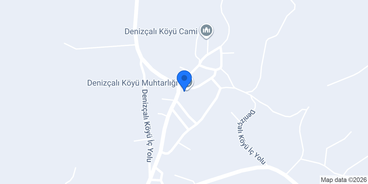 Denizçalı Köyü Muhtarlığı konumu