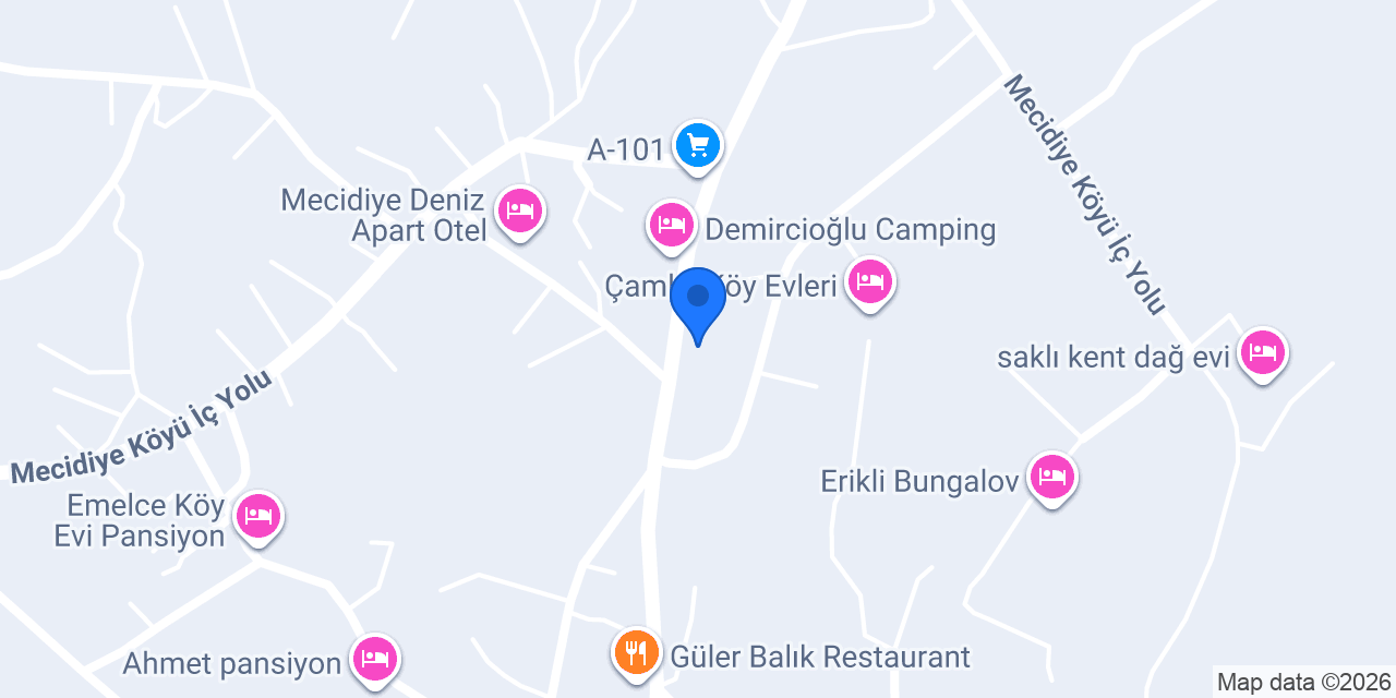 Sırın koy evlerı konumu