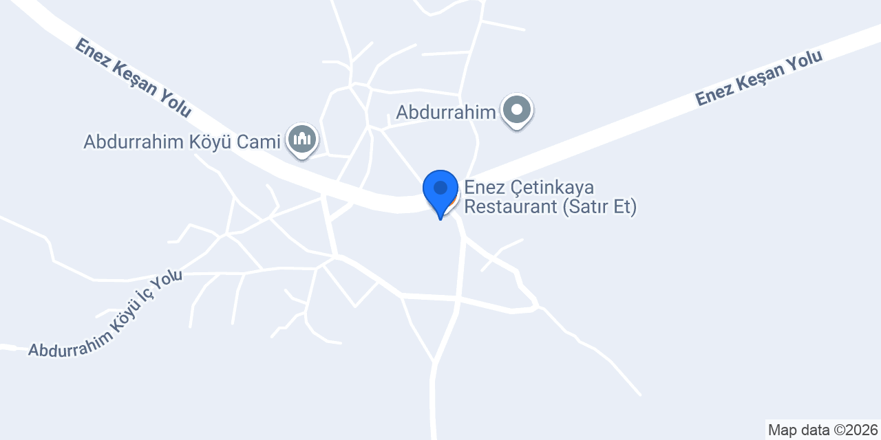 Enez Çetinkaya Restaurant (Satır Et) konumu