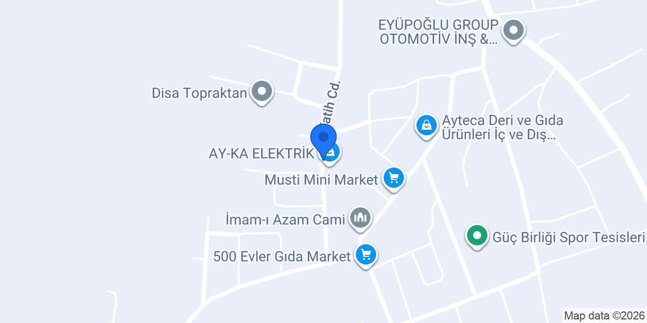Tuğhan Elektrik Yalova konumu