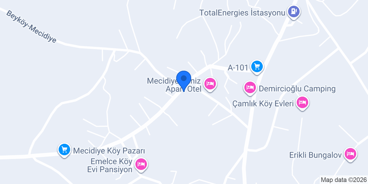 Mecidiye Saros Emlak konumu