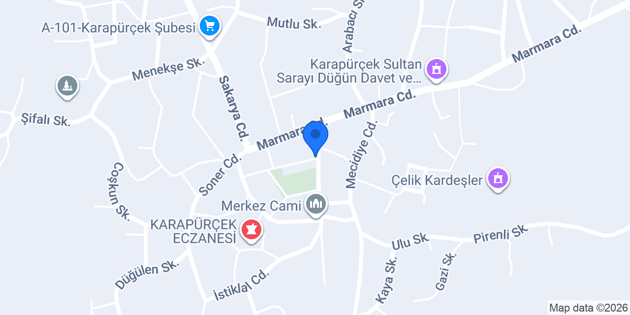 Asrın pastanesi konumu