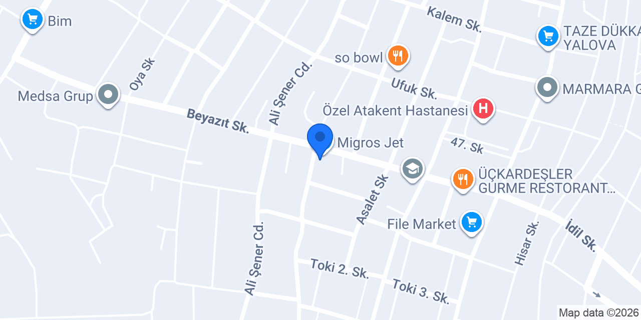 Migros Jet konumu