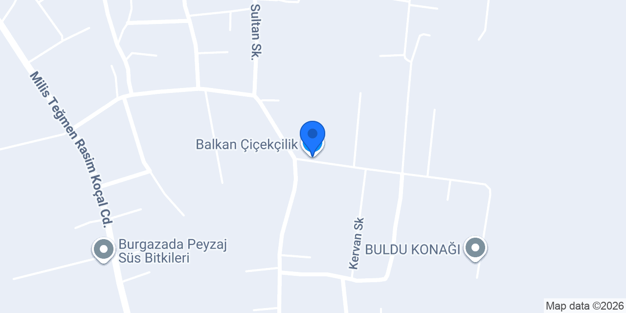 Balkan Çiçekçilik konumu