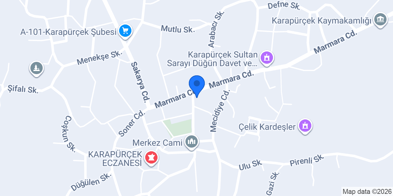 Çakırbaş İnşaat ve Sıhhi Tesisat Malz. konumu