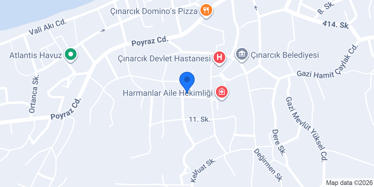 Diş hekimi Umut KAVAK konumu