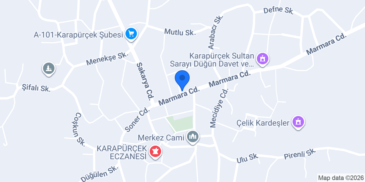 Karapürçek PİZZA konumu