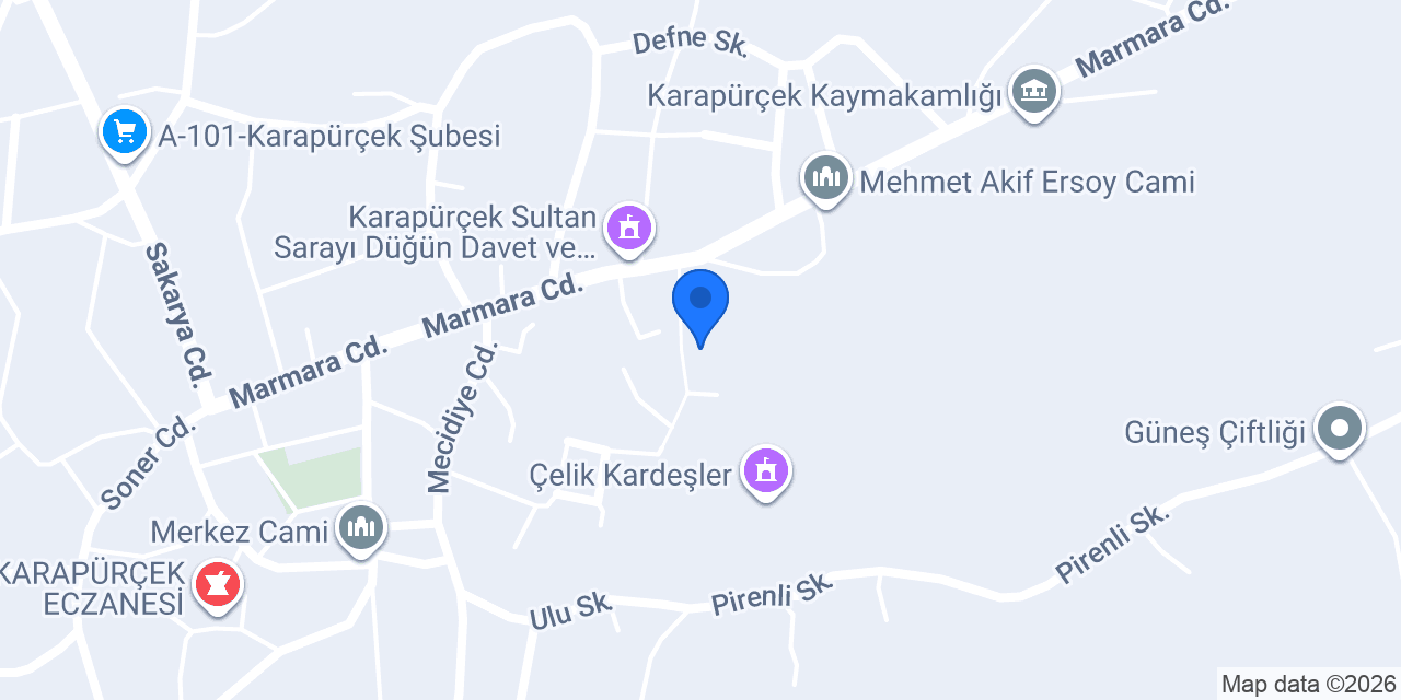 enes mobilya agaç konumu