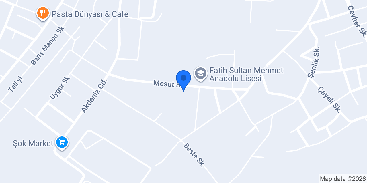Saray pastanesi konumu