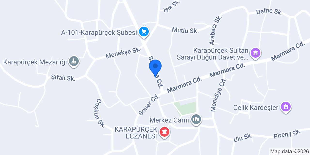 Yusufoğlu Yapı Market konumu