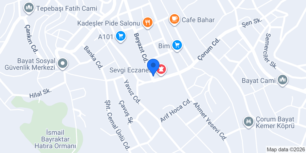 Okumuş Kırtasiye konumu