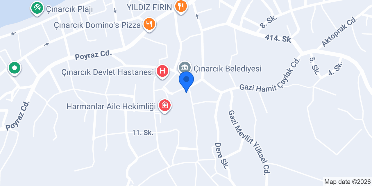 Peri Pansiyon konumu