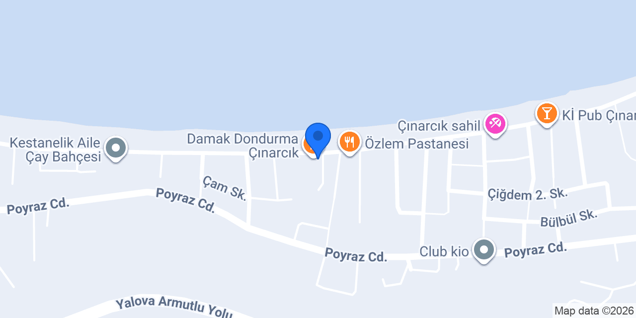 Çınarcık Esminda Dekorasyon Tadilat konumu