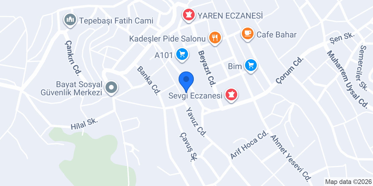 Yavuz Emlak konumu