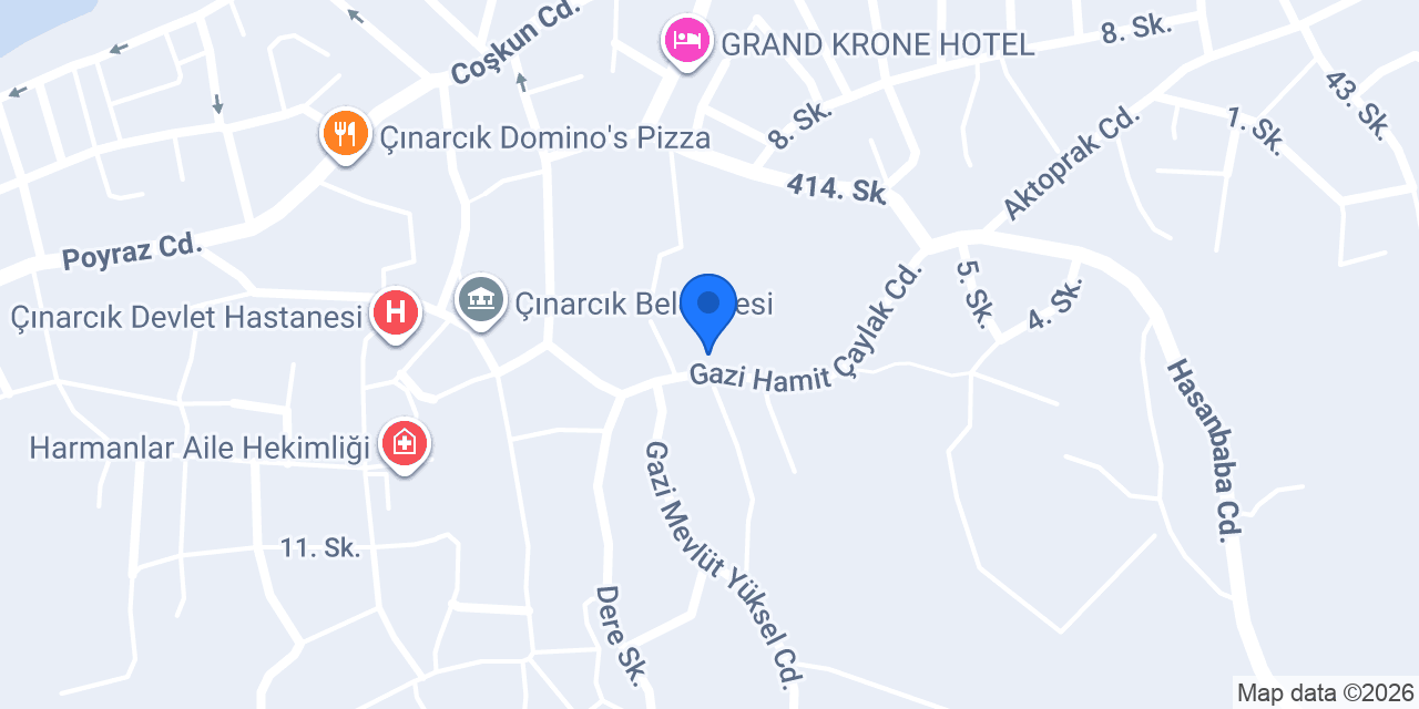 Çiçek Yuvası Anaokulu konumu