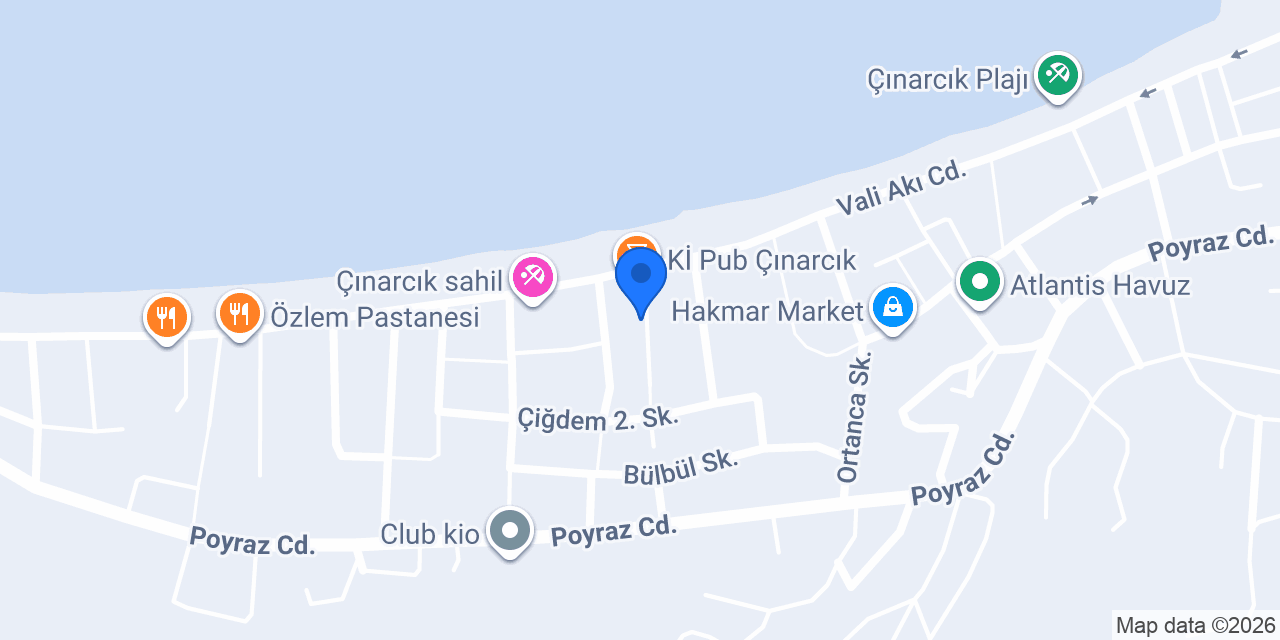 Öz Kiğılı Pansiyon konumu